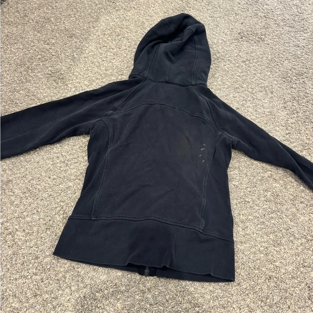 Women's Black Hooded Jacket - Picture 2 of 4